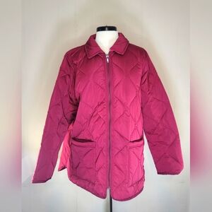 Isaac Mizrah Live reversible Barn Jacket size XL